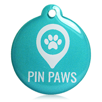 Pin Paws Tiffany Blue Tag